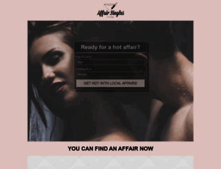 affairsingles.com screenshot