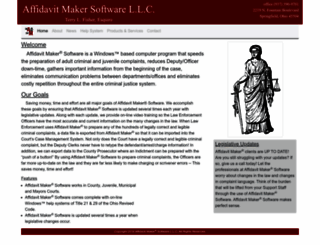 affidavitmaker.com screenshot