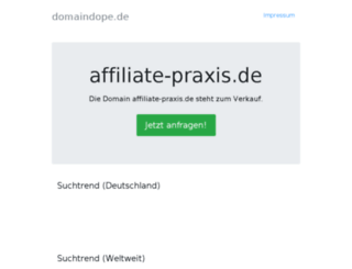 affiliate-praxis.de screenshot