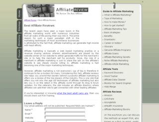 affiliate-review.com screenshot