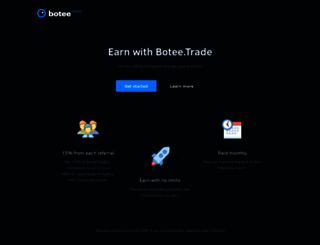 affiliate.botee.trade screenshot