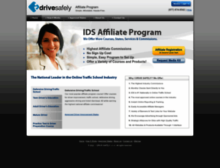 affiliate.idrivesafely.com screenshot