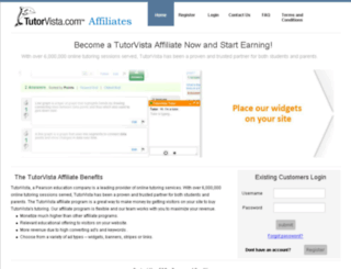 affiliate.tutorvista.com screenshot