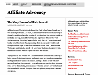 affiliateadvocacy.com screenshot