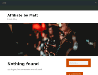 affiliatebymatt.com screenshot