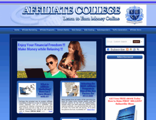 affiliatecollege.org screenshot