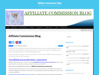 affiliatecommissionblog.com screenshot