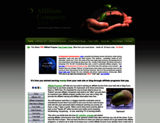 affiliatecompanylist.com screenshot
