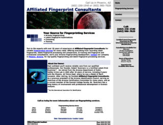 affiliatedfingerprint.com screenshot