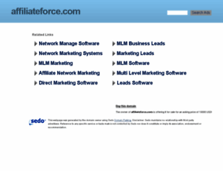affiliateforce.com screenshot