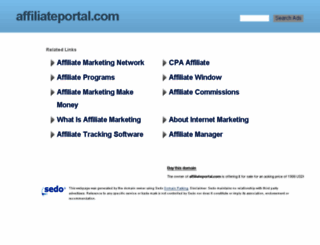 affiliateportal.com screenshot