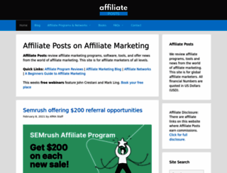 affiliateposts.com screenshot