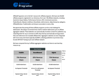 affiliateprogramer.com screenshot