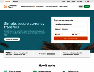 affiliates.currenciesdirect.com screenshot