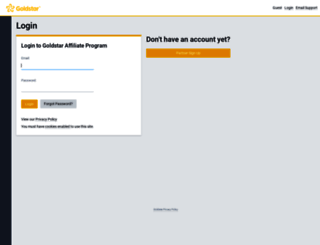 affiliates.goldstar.com screenshot