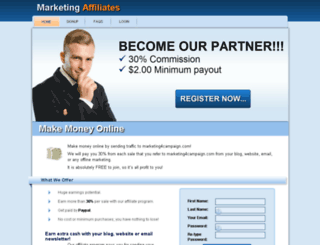 affiliates.marketing4campaign.com screenshot