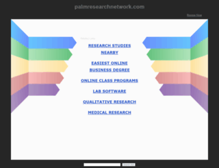 affiliates.palmresearchnetwork.com screenshot