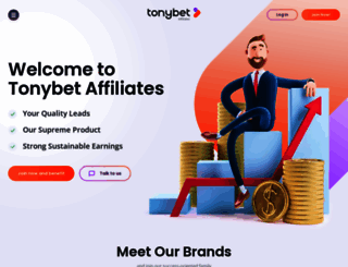 affiliates.tonybet.com screenshot