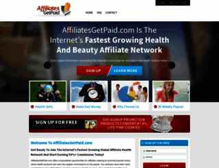affiliatesgetpaid.com screenshot