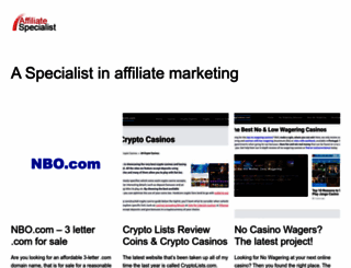 affiliatespecialist.co.uk screenshot