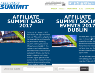 affiliatesummitexhibitors.com screenshot