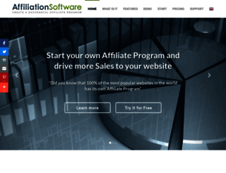 affiliationsoftware.com screenshot