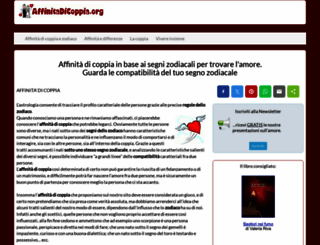 affinitadicoppia.org screenshot