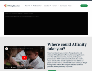 affinityeducation.com.au screenshot