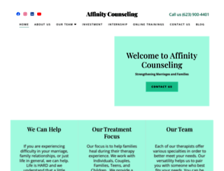 affinityfamilycounseling.com screenshot