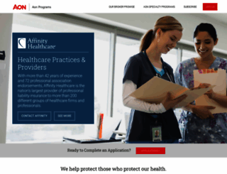 affinityhcp.com screenshot