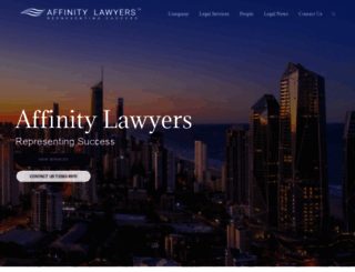 affinitylawyers.com.au screenshot