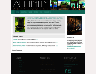 affinitymetalworks.com screenshot