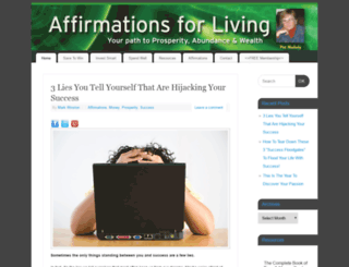 affirmationsforliving.com screenshot