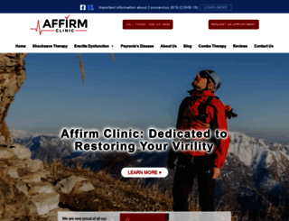 affirmclinic.com screenshot