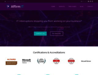 affirmit.co.uk screenshot