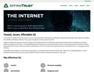 affirmtrust.com screenshot