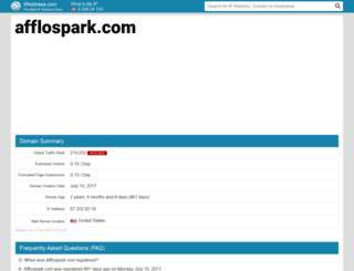 afflospark.com.ipaddress.com screenshot