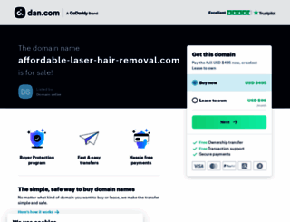 affordable-laser-hair-removal.com screenshot