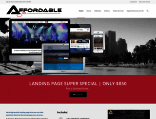affordable-sites.com.au screenshot