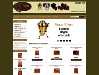 affordable-urns.com screenshot