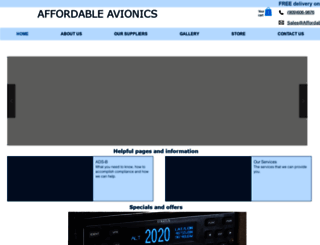 affordableavionicsinc.com screenshot