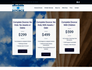 affordableazdivorce.com screenshot