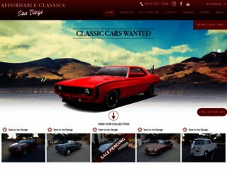 affordableclassicssandiego.com screenshot