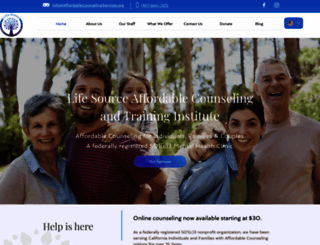 affordablecounselingservices.org screenshot