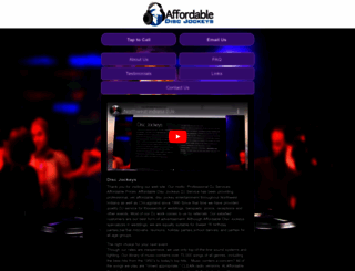 affordablediscjockeys.com screenshot