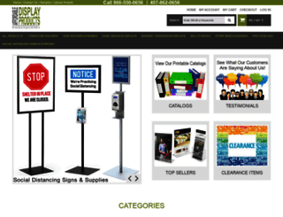 affordabledisplayproducts.com screenshot