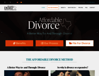 affordabledivorce.lawyer screenshot