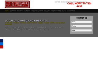affordableguttersplus.com screenshot