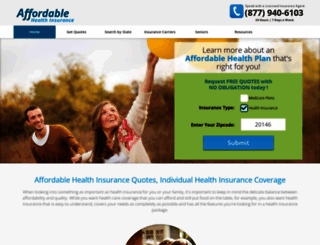 affordablehealthquotesforyou.com screenshot