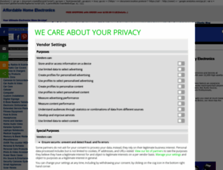 affordablehomeelectronics.com screenshot